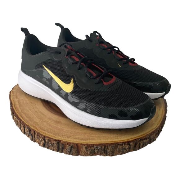 Nike Womens Ace Summerlite Black/Gold Mesh Golf Shoes DA4117-001 size 9 New - Picture 6 of 9